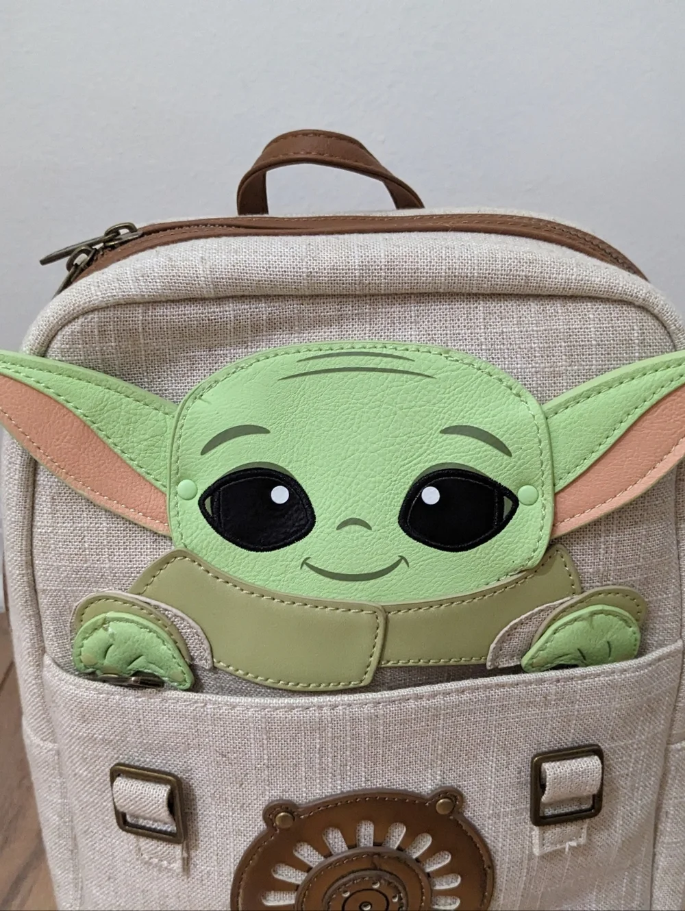 EUC! Loungefly Disney Star Wars The Mandalorian Grogu The Child Mini Backpack - Picture 2 of 14
